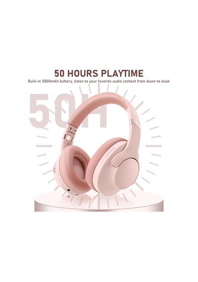 Tr Aktif Gürültü Önleyici Kulaklık, Kablosuz Kulak Üzerinden, 50 Saat Çalma Süresi Bluetooth 5.4 Kulaklık, Mikr