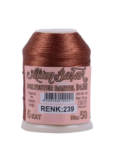 Tedar Altınbaşak Oya Ve Dantel İpi 20 Gr - Royaleks - No: 239 Najmaddin (No:1) 8.5Cm X 10.5 Cm
