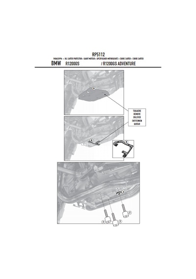 Givi Rp5112 Bmw R1200Gs-R1200Gs Adventure 13-18 -R1200R/Rs 15-1