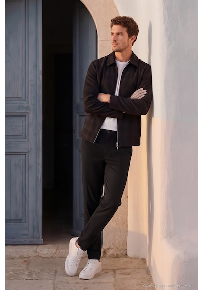 Buratti Bağlama Detaylı Regular Fit Düz Paça Jogger Pantolon Erkek Pantolon 6843701 Siyah Buratti Bağlama Detaylı Regular Fit Düz Paça Jogger Pantolon Erkek Pantolon 6843701 Siyah