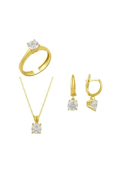 Tektaş Üçlü Set 5.75 Gram 14 Ayar Altın