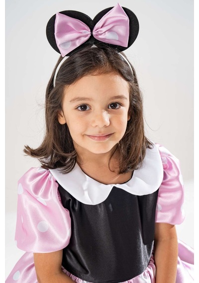Minnie Pembe Renk Taç Pembe