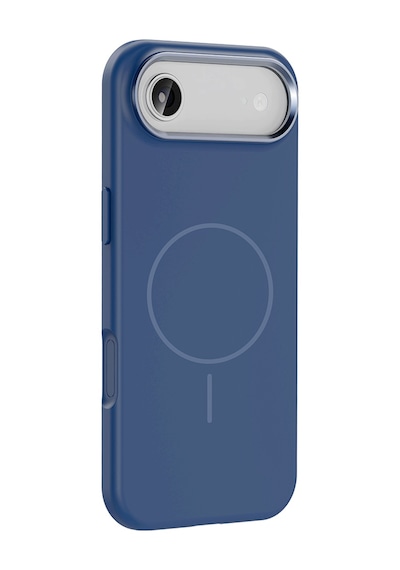 Apple Uyumlu iPhone 17 Air Kılıf M-safe Şarj Özellikli Metal Kamera Çerçeveli Mkst Edi Silikon Kapak - Siyah Siyah