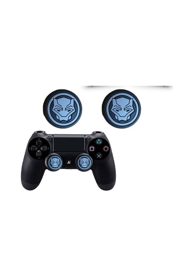 PS4 Dualsense 2 Adet Panter Kabartma Desenli Analog Başlığı