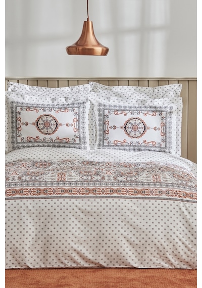 Karaca Home Aprika %100 Pamuk Tek Kişilik Nevresim Takımı Kiremit 200.22.05.0020