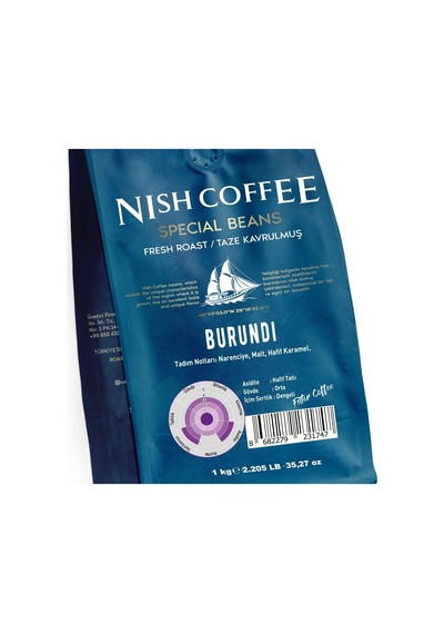 Nish Filtre Kahve Burundi 1 KG