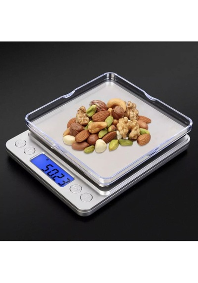 Farıssu Hassas Terazi 500g / 0.01g Hassasiyet Mavi Lcd Ekran