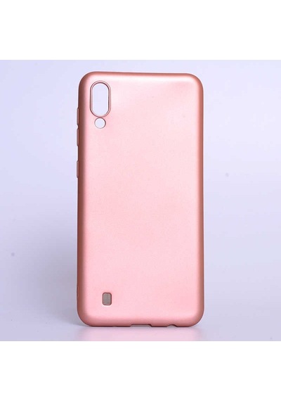 Noktaks - Samsung Galaxy Uyumlu M10 - Kılıf Mat Renkli Esnek Premier Silikon Kapak - Rose Gold