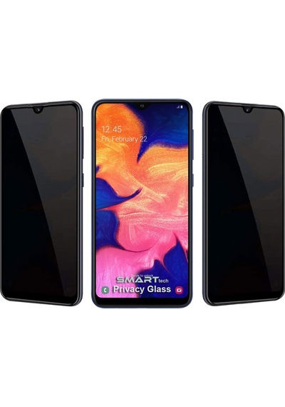 Samsung Uyumlu Galaxy A10 Yandan Görünmeyen 5D Hayalet Ekran Koruyucu