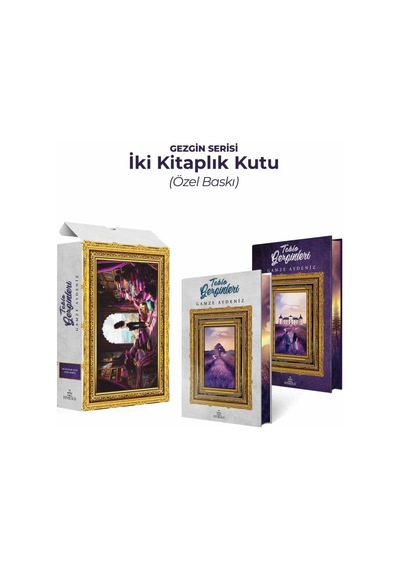 Gezgin Serisi İki Kitaplık Kutu Yan Boyamalı