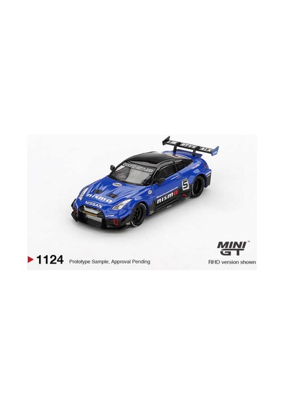1124 1/64 Lb-silhouette Works Gt Nıssan 35gt-rr Ver.2 Blue Çok Renkli