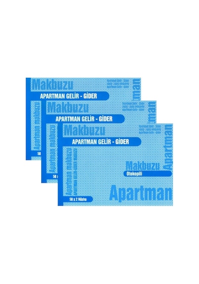 Apartman Makbuzu Otokopili 2-50 Gürmat Apartman Gelir Gider Makbu N11.591