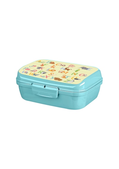 Onyx Good Food Desenli Kilitli Beslenme / Lunch Box - 1000 Ml Mavi