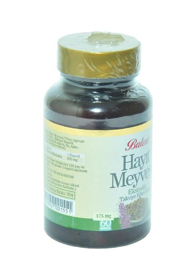 Balen Hayıt Meyvesi Ekstraktı Kapsülü Takviyesi 375 MG 60 Kapsül