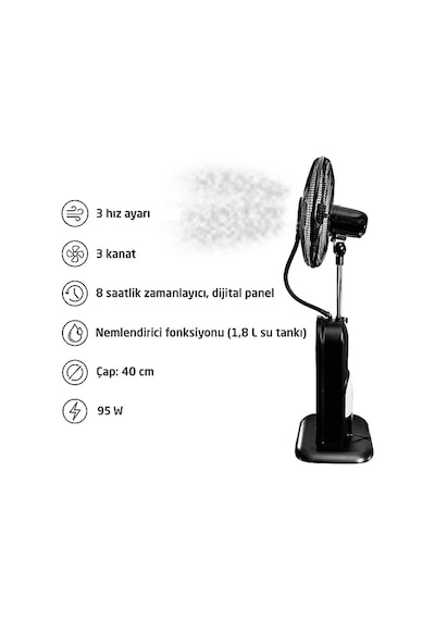 Koenıc KSFW 40322 TRC Ayaklı Evaporatif Vantilatör