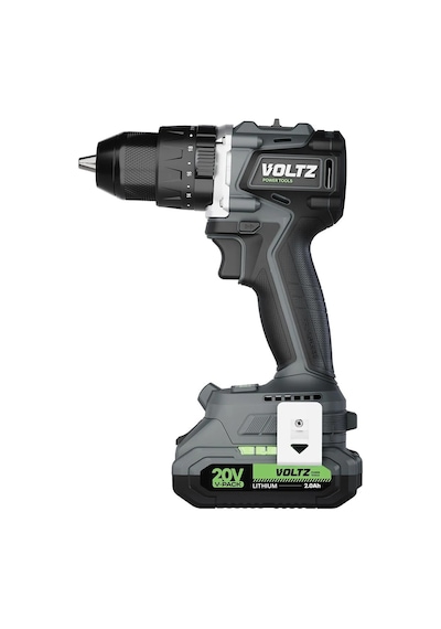 Voltz Vzdr-20ı Kömürsüz Şarjlı Darbeli Matkap 20 Volt 2 X 2 Ah