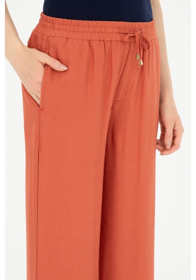 U.S. Polo Assn. Kadın Pudra Kanvas Pantolon 50281147-VR042