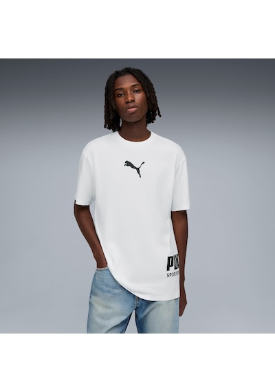 Puma Sport Graphic Erkek Beyaz Tişört 692169-02