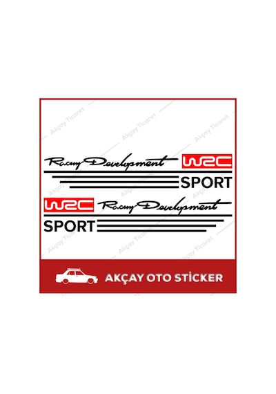 Racing Development Sticker Wrc Sport Sticker Racing Oto Sticker