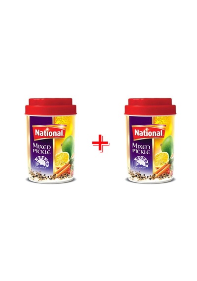 Yelpaze National Yağlı Karışık Mango Hint Turşusu Achar 2 x 400 G