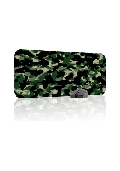Kamuflaj Kaymaz Dikişli Kauçuk Oyuncu Mousepad V4 - 70x30 Xl Gaming Mouse Pad Fare Altlığı