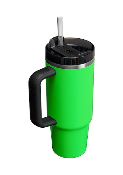 Cooker Yk-1462 Yeşil 900ml Çift Katmanlı Paslanmaz Çelik Termos,pipetli Kapak, Ergonomik Sap, Şık Tasarım Termos Yeşil