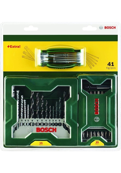 Bosch X-Line Delme & 25 Parça Vidalama Seti 15 Parça 2607017333