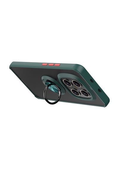 Newface - 441 - Xiaomi Redmi Note 15 4g Montreal Yüzüklü Silikon Kapak - Shopgpt - - Yeşil