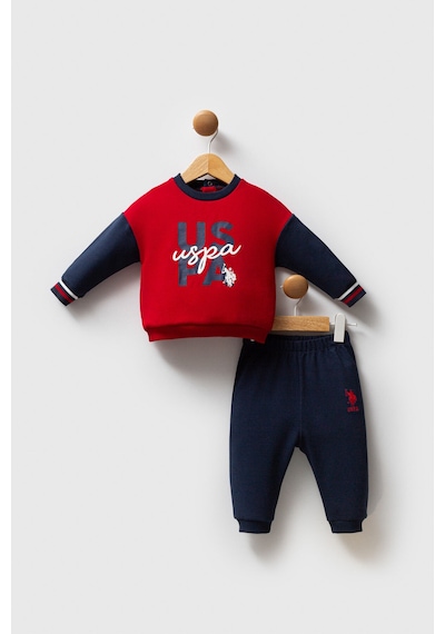 U.S. Polo Assn. U.s. Polo Assn Erkek Bebek Kırmızı Takım Kırmızı