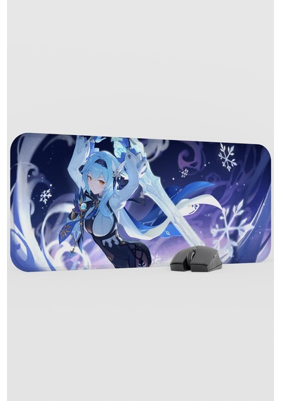 Eula Genshin Impact Anime Gacha V4 - 70x30 Xl Gaming Mouse Pad Fare Altlığı