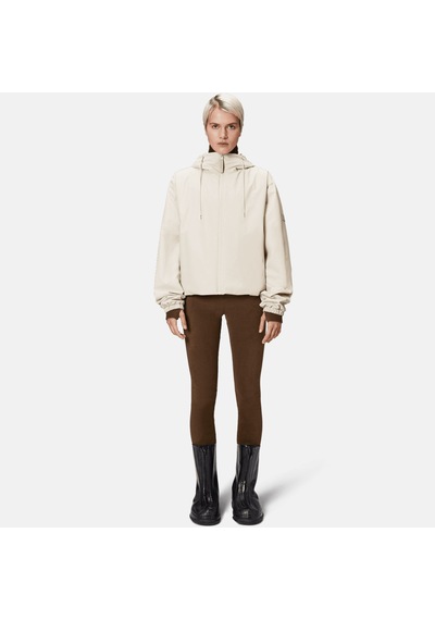 Rains Lohja Short Insulated W3t1 Kadın Krem Yağmurluk