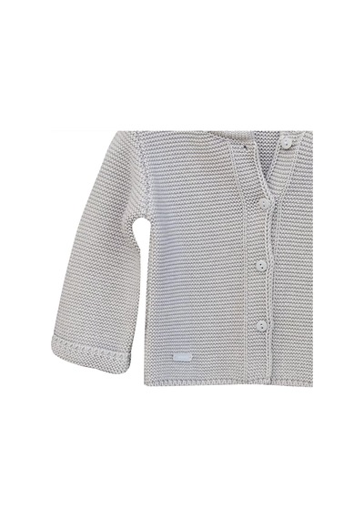 Melonika Basic Bebe Ceket Grey Melange Çok Renkli