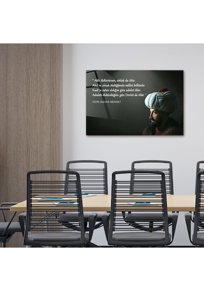 Decorita Fatih Sultan Mehmet | Fsm Cam Tablo | Adalet