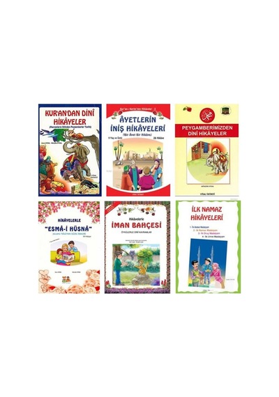 Çocuklar İçin Dini Hikayeler Seti 6 Kitap / Mürşide Uysal