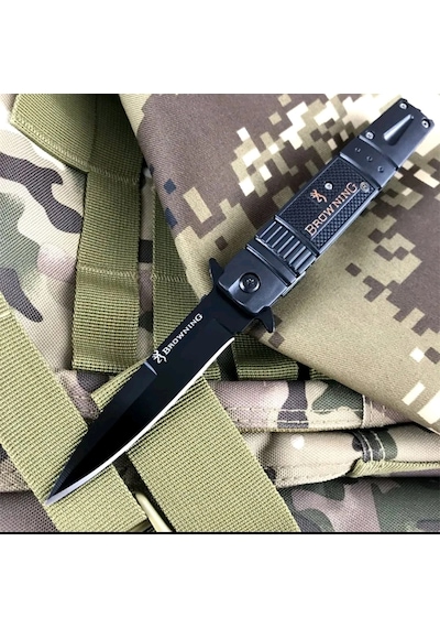 Knivox Browning Kara Mamba Kamp Çakısı Çok Renkli