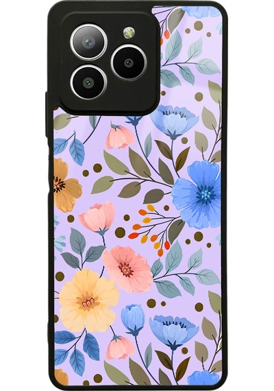 Omix X7 Çiçek Bahçesi Tasarımlı Glossy Telefon Kılıfı Çok Renkli