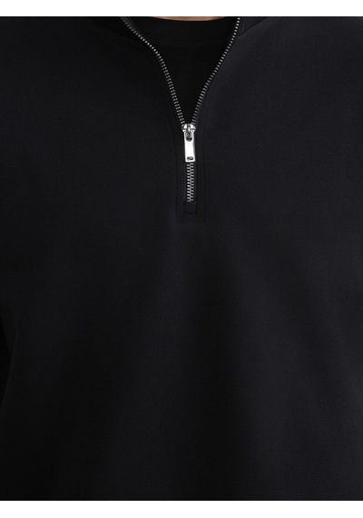 Lcw Vision Siyah Dik Yaka Erkek Sweatshirt