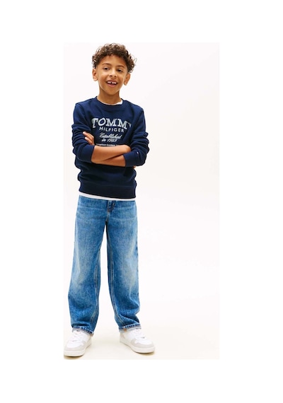 Tommy Hilfiger Erkek Çocuk Sweat Kb0kb10337 Mavi