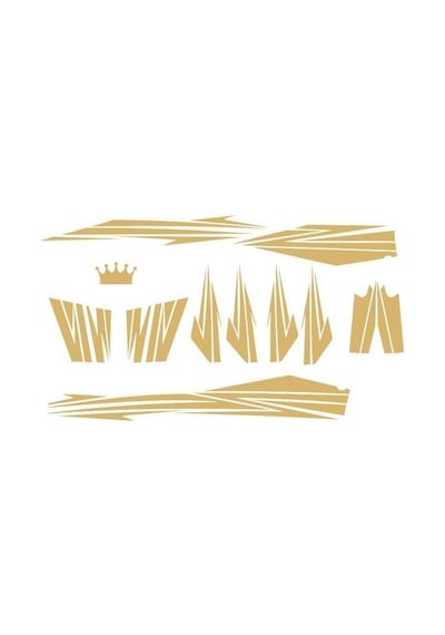 Gold Cup Sticker Seti Çok Renkli