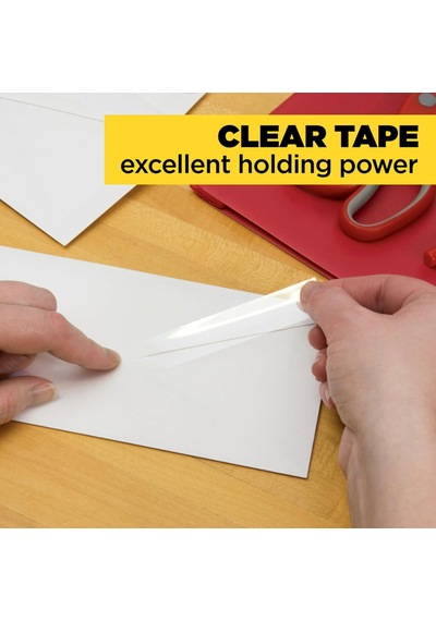 "şeffaf Glossy Tape, 3/4" X 1000 ", 1 Core, Clear, 24/paket Diğer