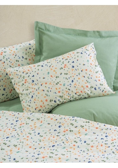 Cotton Box Petite Çift Kişilik Nevresim Takımı Lastikli Lola Yeşil
