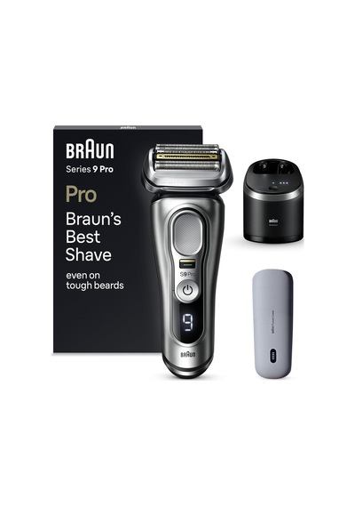 Braun Series 9 Pro Premium Elektrikli Tıraş Makinesi, 4+1 Tıraş Başlığıyla, Erkek Elektrikli Tıraş Makinesi, Prolift Düzeltici, Powercase, 5'i 1 Arada Temizleme İstasyonu, Almanya'da Üretilmiştir, Islak Ve Kuru, 9497cc, Gümüş Braun Series 9 Pro Premium Elektrikli Tıraş Makinesi, 4+1 Tıraş Başlığıyla, Erkek Elektrikli Tıraş Makinesi, Prolift Düzeltici, Powercase, 5'i 1 Arada Temizleme İstasyonu, Almanya'da Üretilmiştir, Islak Ve Kuru, 9497cc, Gümüş
