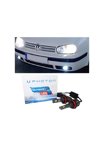 Vw Golf 4 Led Xenon Uzun Far Ampulü H1 Ultimate 9500 Lumens Yeni Seri Beyaz
