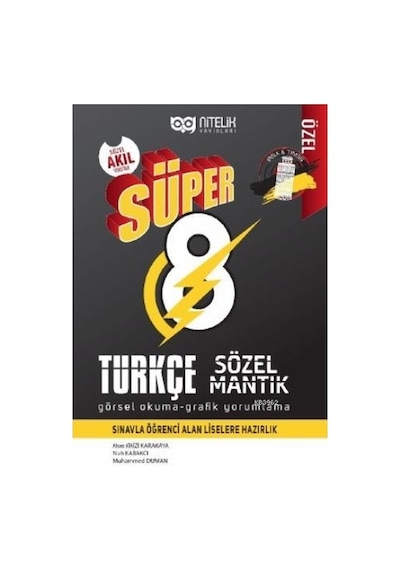 Nitelik 8.Sınıf Yeni Nesil Süper Türkçe Sözel Mantık