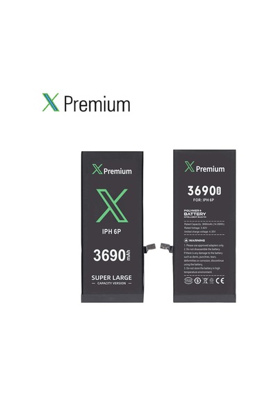 Xpremium Apple Uyumlu iPhone  6 Plus Batarya Pil Süper Yüksek Kapasiteli Güçlendirilmiş 3690 Mah