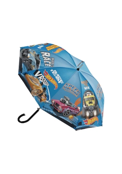 Lisanslı Bardaklı Figürlü Unisex Çocuk Şemsiyesi Hotwheel