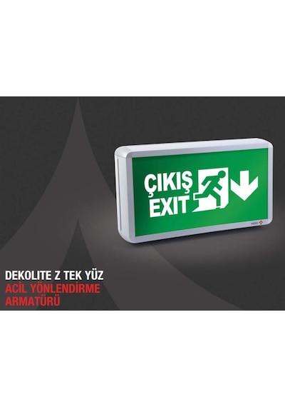 Arsel Dekolite Z Serisi Ae-5010-L Sac Kasa Acil Çıkış Yönlendirme