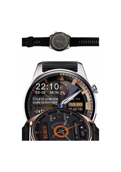 Yuvarlak Kasa 46mm Akıllı Saat Android Ve Ios Uyumlu Uyku Ve Sağlık Takibi Standart