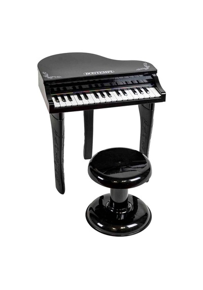 Bontempi Işıklı Mikrofonlu Tabureli Piyano Seti - S00033546