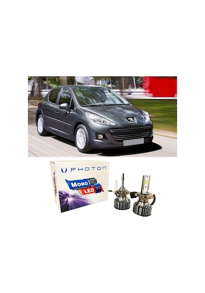 Peugeot 207 Sis Far Ampulü H11 Mono Yeni Seri Beyaz 2006-2014